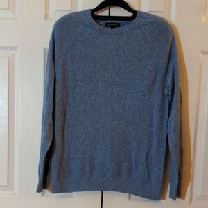 Banana Republic Men's Heather Blue Crewneck Sweater